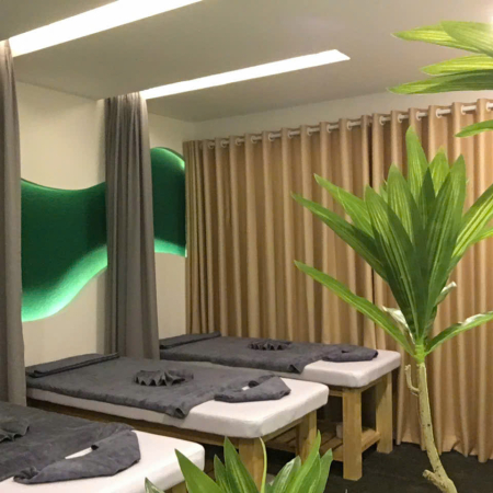 Mẫu rèm cửa spa